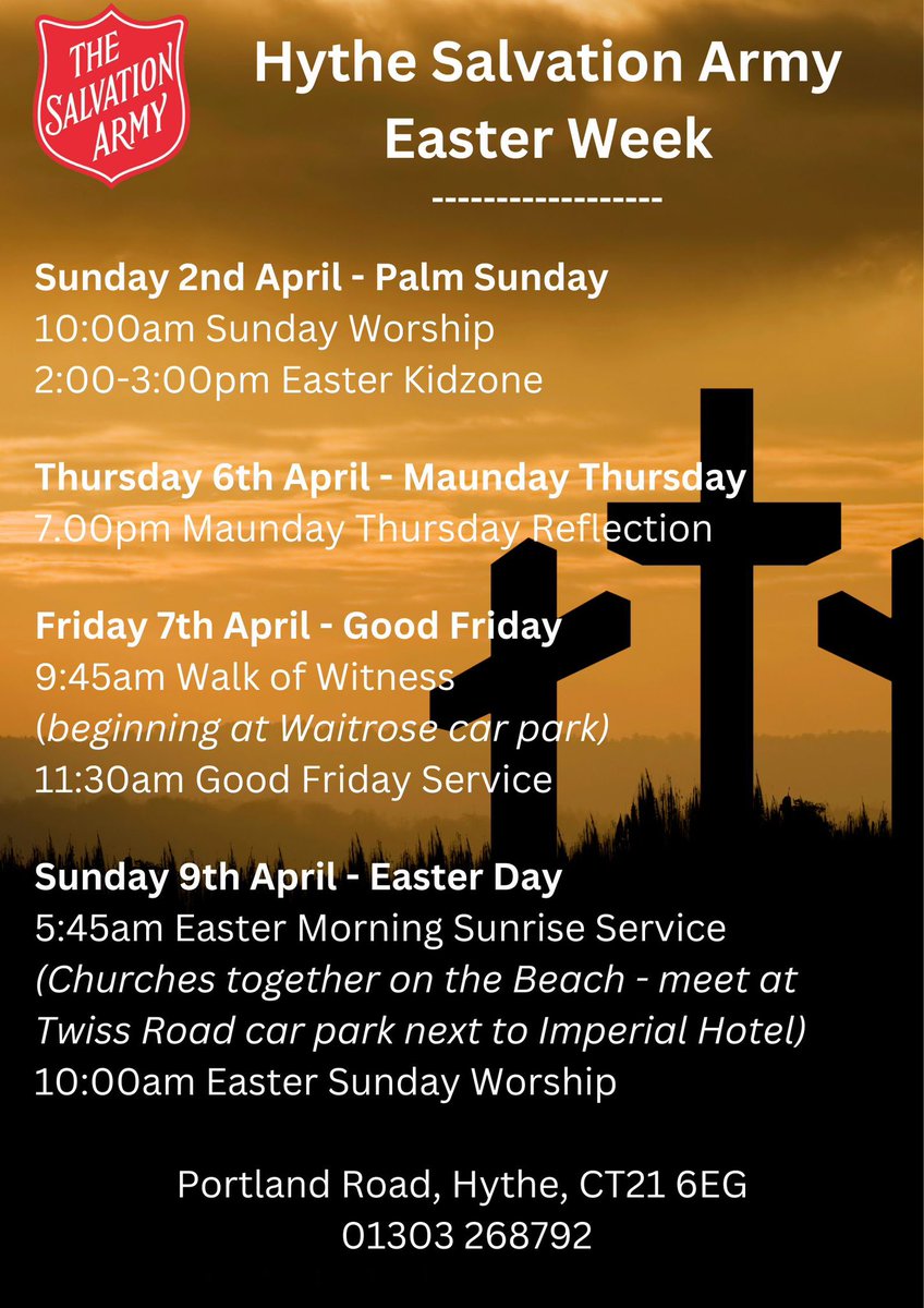 Hythe Salvation Army tweet media