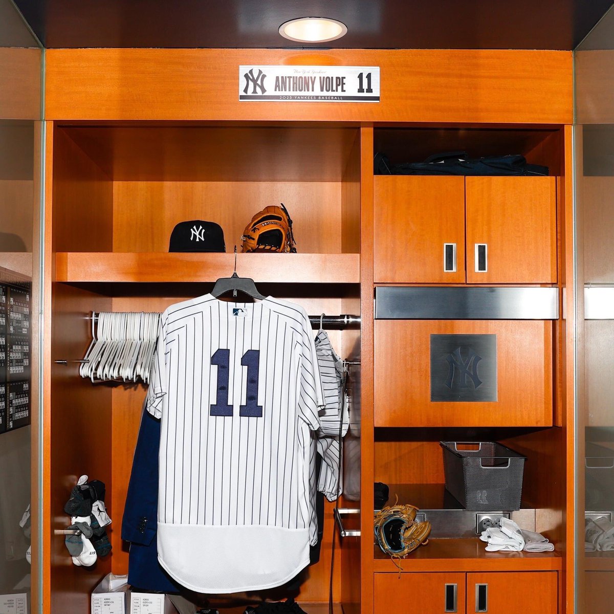 Moosh0611's tweet photo. The Volpe Era starts tomorrow. Whip out your old Gardner jersey #VolpeningDay #Yankees #RepBx #OpeningDay #YankeeStadium #HouseThatJeterBuilt https://t.co/VPY3RbfSJO