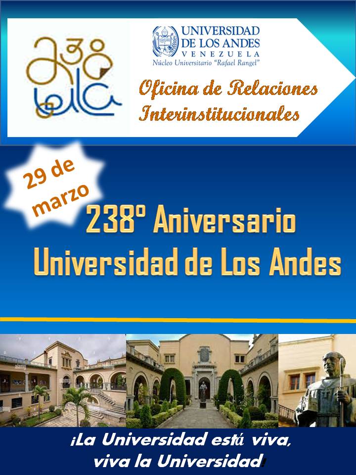 PrensaULANurr's tweet photo. El #Nurr #Trujillo se une al júbilo por el #238Aniversario de la #ULA hoy #29Mar. Los actos centrales se efectuaron con participación de la comunidad universitaria e invitados especiales en #Mérida
#UniVe
#238ULA https://t.co/jlPCIUnMJ6