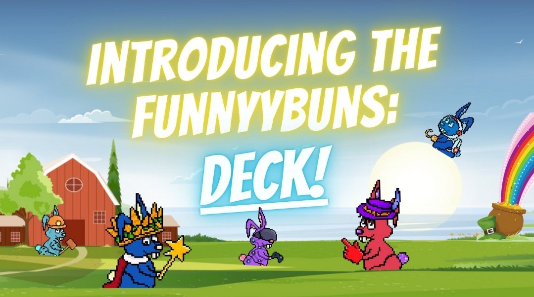 🐰 We are bunned to present the official funnyybuns deck!

🥕 By reading our deck, you learn more about our value propositions, utilities, use cases, products, and other vital aspects of the project. 

🎮 It's about to get real colony! 

👉 medium.com/@funnyybuns/in…

$BUN