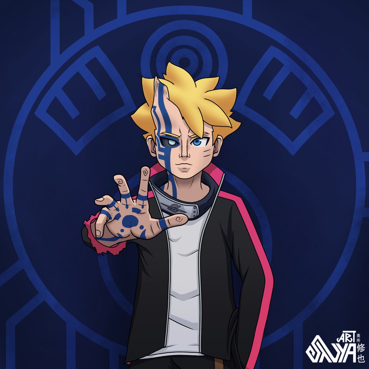 ArtShuya's tweet photo. Borushiki
#ilustration #digitalart #painting #fanart #boruto #kawaki #karma #naruto #art #2d #ilustrationart #digitalartist #drawing #goprokarma #narutoshippuden #instagood #ilustrations #illustration #digitalartwork #paintings #fanarts #ilustração #artwork #manga #desenho #anime https://t.co/TLsDbFaXwZ