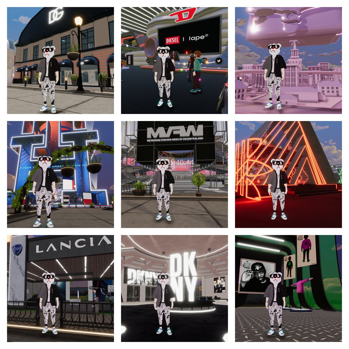 playgatsbygames's tweet photo. Enjoying #MVFW23 in @decentraland? Show us your pics! https://t.co/w4VSuzQdQM