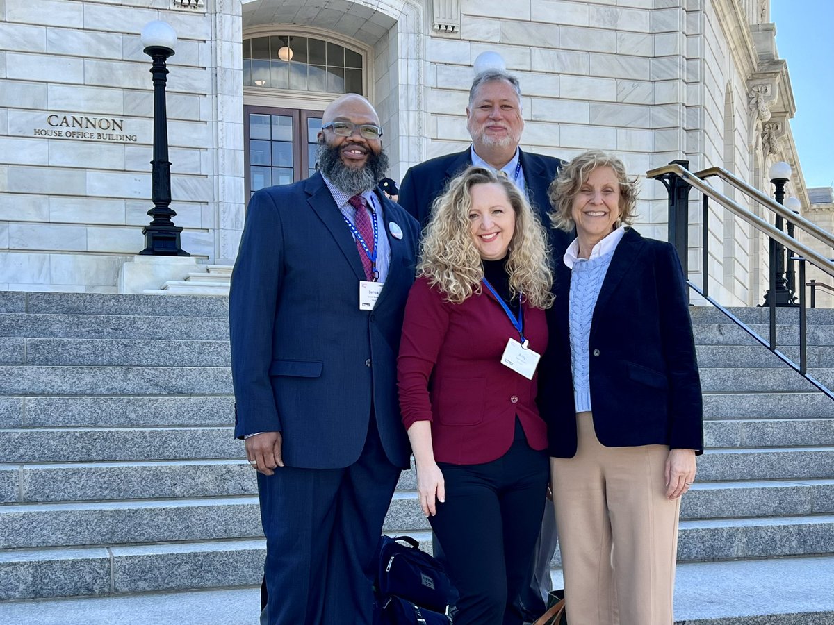 NAESP's tweet photo. Success! 400 elementary, middle, and high school principals stormed Capitol Hill to talk to legislators about how they can better support educators, schools, and students. NSLAC might be over, but these conversations will continue because our #kidsdeserveit. #PrincipalsAdvocate https://t.co/h0KqlLwTbJ