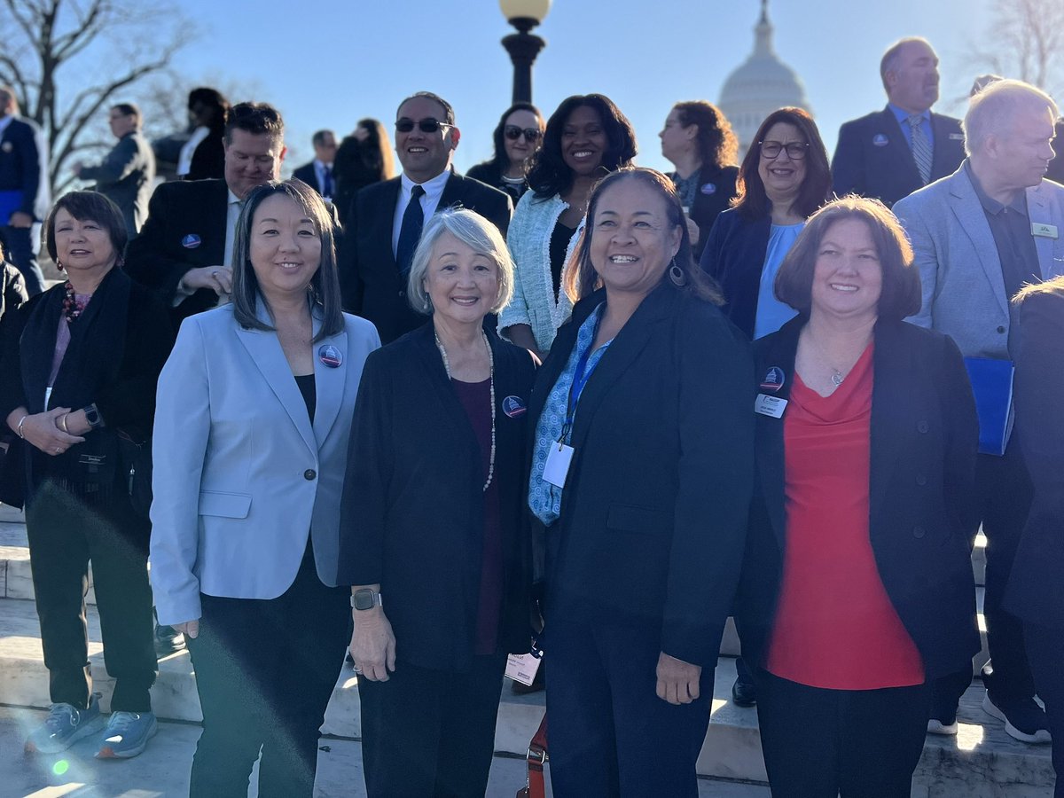 NAESP's tweet photo. Success! 400 elementary, middle, and high school principals stormed Capitol Hill to talk to legislators about how they can better support educators, schools, and students. NSLAC might be over, but these conversations will continue because our #kidsdeserveit. #PrincipalsAdvocate https://t.co/h0KqlLwTbJ