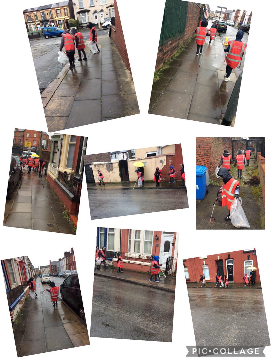 Our dedicated Eco-Council out again doing their part to #KeepBritaintidy #KeepLiverpoolTidy #ecoschools 👏