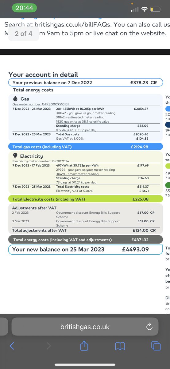 DrAmitThakrar's tweet photo. @BritishGas #britishgas How does this add up?? £2194 + 225 = £4493?! My mother is almost in tears! Are we missing something @MartinSLewis? https://t.co/A5iW0gloj8