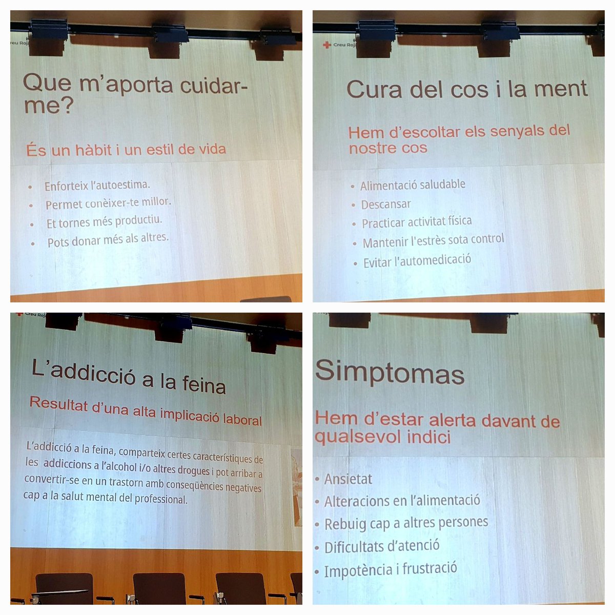 MartaCarra17's tweet photo. Organitzem i participem en la Jornada tècnica sobre "l'autocura professional" dels/les professionals de les Oficines d'Atenció a la Víctima del Delicte de Catalunya;ORGULL de pertinència,orgull d'equip!#emcuido #enscuidem #cuidam #ensescoltem @martaf61 @lserratusell1 @giselatorns https://t.co/dEPw0kQNoY