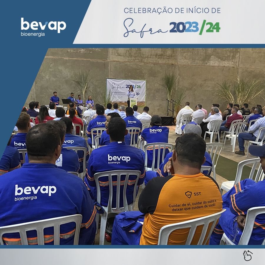 bevapbioenergia's tweet photo. Celebração de Início de Safra 2023/24 - Bevap

Com a presença de todos nossos colaboradores, diretores, acionistas, parceiros e convidados, iniciamos mais uma safra abençoada, com foco na segurança e muito trabalho pela frente.

Confira algumas fotos do evento.

#bevap #safra https://t.co/fneAXA5nTg