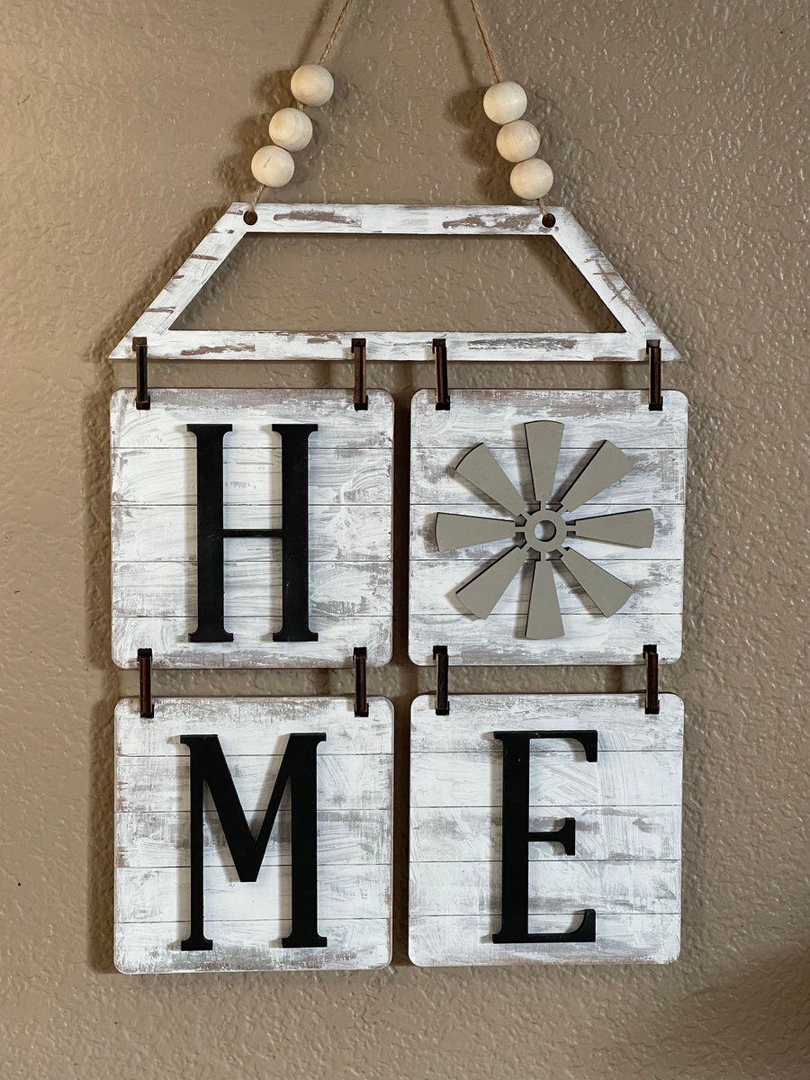 Jar_O_Buttons's tweet photo. Excited to share the latest addition to my #etsy shop: HOME Square Hanging Sign | Farmhouse Wall Decor | Windmill Decor | Shiplap Chippy Wood Decor | Windmill Country Decor | Farm Life | Whimsy https://t.co/FvpYHMf83x #countryfarmhouse #modernfarmhouse #entryway #home https://t.co/wXQJ9oaO5H