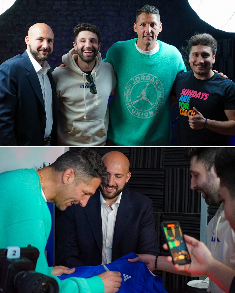 IFTVofficial's tweet photo. Just filmed a FIRE pod with Materazzi + Signed Italy jersey giveaway coming soon 🇮🇹

We talked:

- The Zidane headbutt
- Untold Mourinho moments
- What made the 2006 team special 
- Hilarious Gattuso stories
- The toughest strikers he faced
- NY pizza  

And more. Be ready for this one 😉