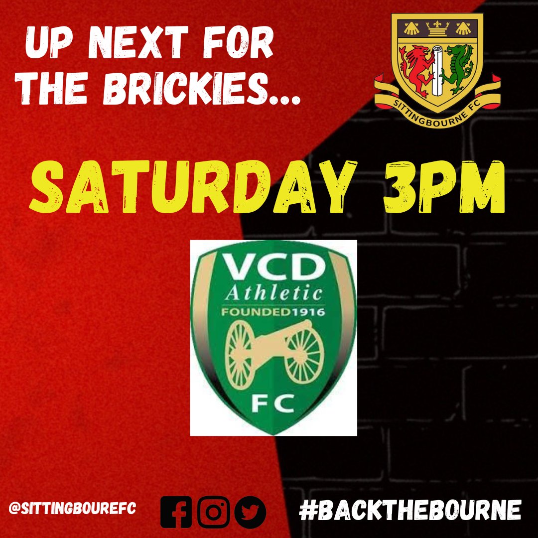 Sittingbourne FC (@sittingbournefc) on Twitter photo Calling all <a href="/TheGillsFC/">Gillingham FC</a> fans NOT wanting the near 700 mile round trip this weekend...
Bring your season ticket to to watch the Brickies play <a href="/vcd_club/">VCD Athletic Football Club</a> for HALF PRICE entry... and if the gate tops 350, boss <a href="/Ryanmax89734412/">Ryan maxwell βοΈ</a> buys the beers...
<a href="/KentOnlineSport/">KentOnline Sport</a> <a href="/BBCKentSport/">BBC Sport Kent</a> Calling all <a href="/TheGillsFC/">Gillingham FC</a> fans NOT wanting the near 700 mile round trip this weekend...
Bring your season ticket to to watch the Brickies play <a href="/vcd_club/">VCD Athletic Football Club</a> for HALF PRICE entry... and if the gate tops 350, boss <a href="/Ryanmax89734412/">Ryan maxwell βοΈ</a> buys the beers...
<a href="/KentOnlineSport/">KentOnline Sport</a> <a href="/BBCKentSport/">BBC Sport Kent</a>