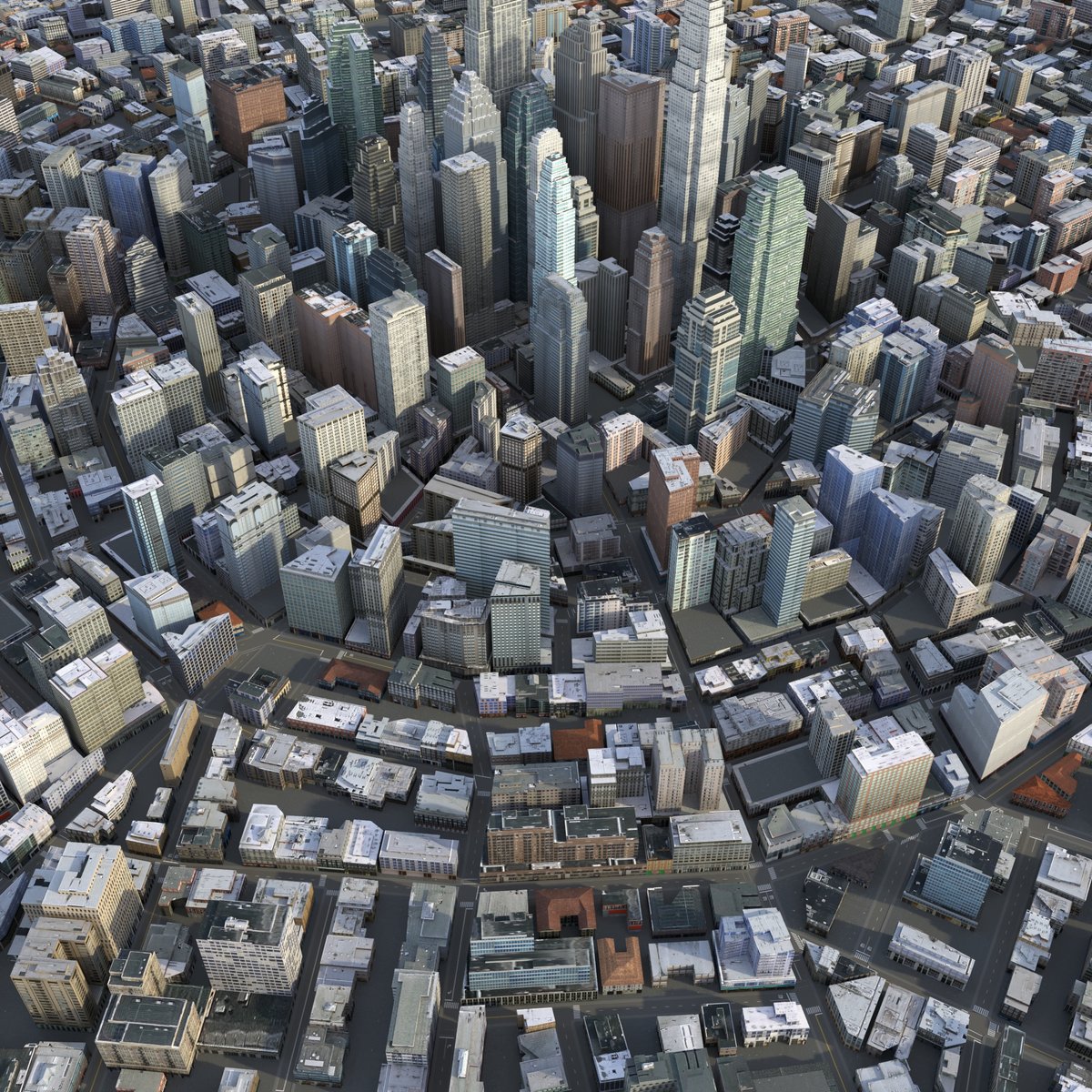 TurboSquid's tweet photo. No need to spend time modeling 3D cities! Save yourself some precious time and purchase fully modeled scenes like this aerial cityscape by La Fleur Studio. Made with #3dsMax. https://t.co/ci2PiIq9fp https://t.co/c78wM13QMp