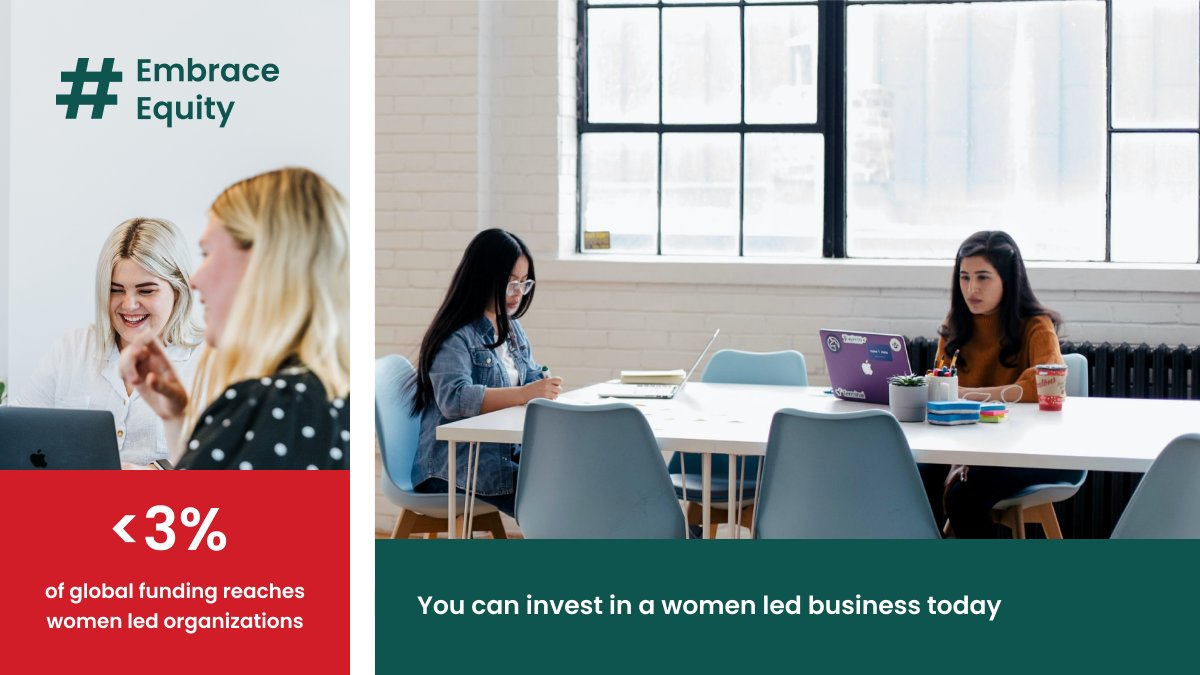 As #March comes to a close we want to spotlight those amazing #women #entrepreneurs forging ahead. A reminder that you can #invest in women and their amazing companies here: #EmbraceEquity and #invest in a women-led business today: hubs.la/Q01Jn_hk0