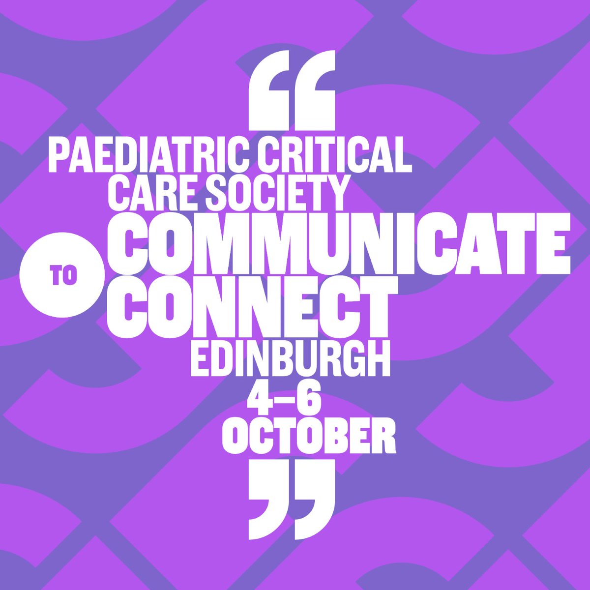 Paediatric Critical Care Society (@picsociety) on Twitter photo Save the date for our annual #PedsICU conference - this year hosted by <a href="/PICU_Scot/">PICU dot SCOT</a> <a href="/EPIC_scot/">Edinburgh PICU</a> <a href="/Scot_STAR/">ScotSTAR</a> in the beautiful city of #Edinburgh
Communicate to Connect
4th-6th October 2023
#PCCS2023 Save the date for our annual #PedsICU conference - this year hosted by <a href="/PICU_Scot/">PICU dot SCOT</a> <a href="/EPIC_scot/">Edinburgh PICU</a> <a href="/Scot_STAR/">ScotSTAR</a> in the beautiful city of #Edinburgh
Communicate to Connect
4th-6th October 2023
#PCCS2023