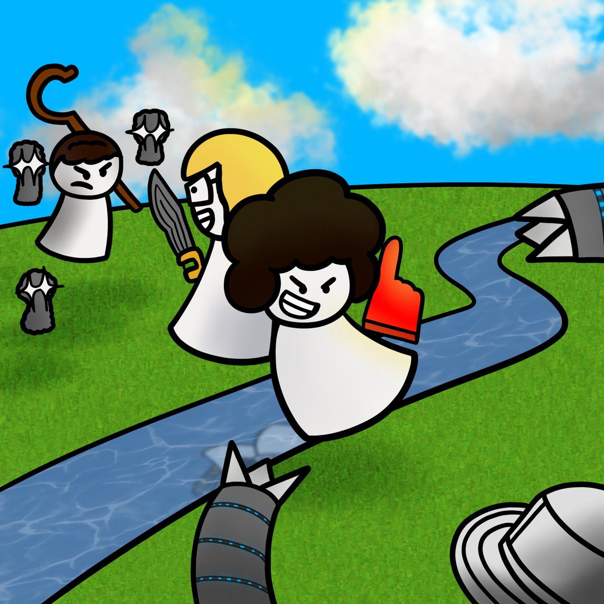 afroclod's tweet photo. Here's some new TVAA art! It's been way too long. https://t.co/rTt60mTQrc