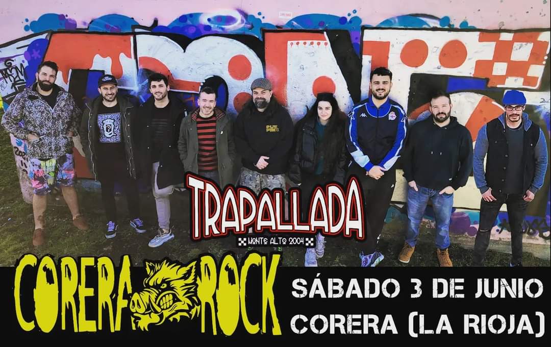 TrapalladaEoe's tweet photo. 📑 Primeira confirmación da #Xira2023 neste verán. O sábado 3 de xuño estaremos no #CoreraRock en La Rioja. Corera baila ska! 🔥

#TrapalladaEoé #AoVivoNaPobra #NovoDisco #Concertos #Presentación #Xira2023 #Ska #Punk #Rock #Reggae #Galiza #Montealto #Coruña #LaRioja #MusicaGalega https://t.co/xFQ07Cgokw