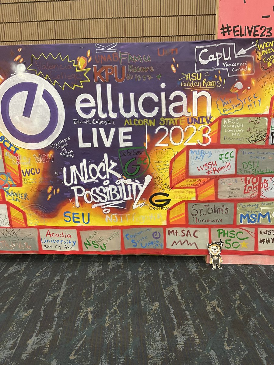 Gerene73's tweet photo. Boomer was here! Great conference #elive23 #phscedu https://t.co/ZaPrkYXidF