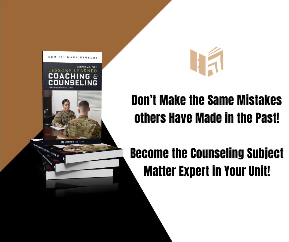 AskTOP's tweet photo. Are you looking to accelerate your military career? 

As the leader in military professional development, Mentor Military has guides for counseling, evaluations, writing, promotions, uniforms, training, leadership, and more. 

Find out how we can help your military career today: https://t.co/YwlGKXNAG4