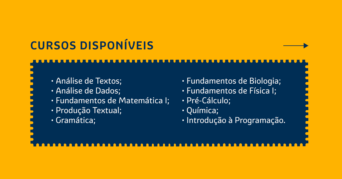Aprimore seu desempenho acadêmico com a oferta de cursos livres que possuem certificado e que podem ser utilizados como horas complementares.

Acesse: ulife.com.br > Campus > Programa de Nivelamento e escolha um curso livre do Programa de Nivelamento para começar!