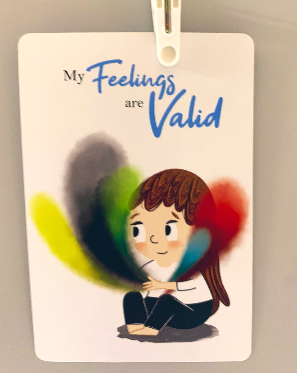 carolynvibbert's tweet photo. A staff member stopped me to say she needed to visit my hospitality station to read “one of the cards.”  I told her I would put a good one up! We have a lot of feelings this week so I picked this one. 

Other pic from last week. Artist Holly Hatam #LibraryMakeover https://t.co/nPbq0gVnOk