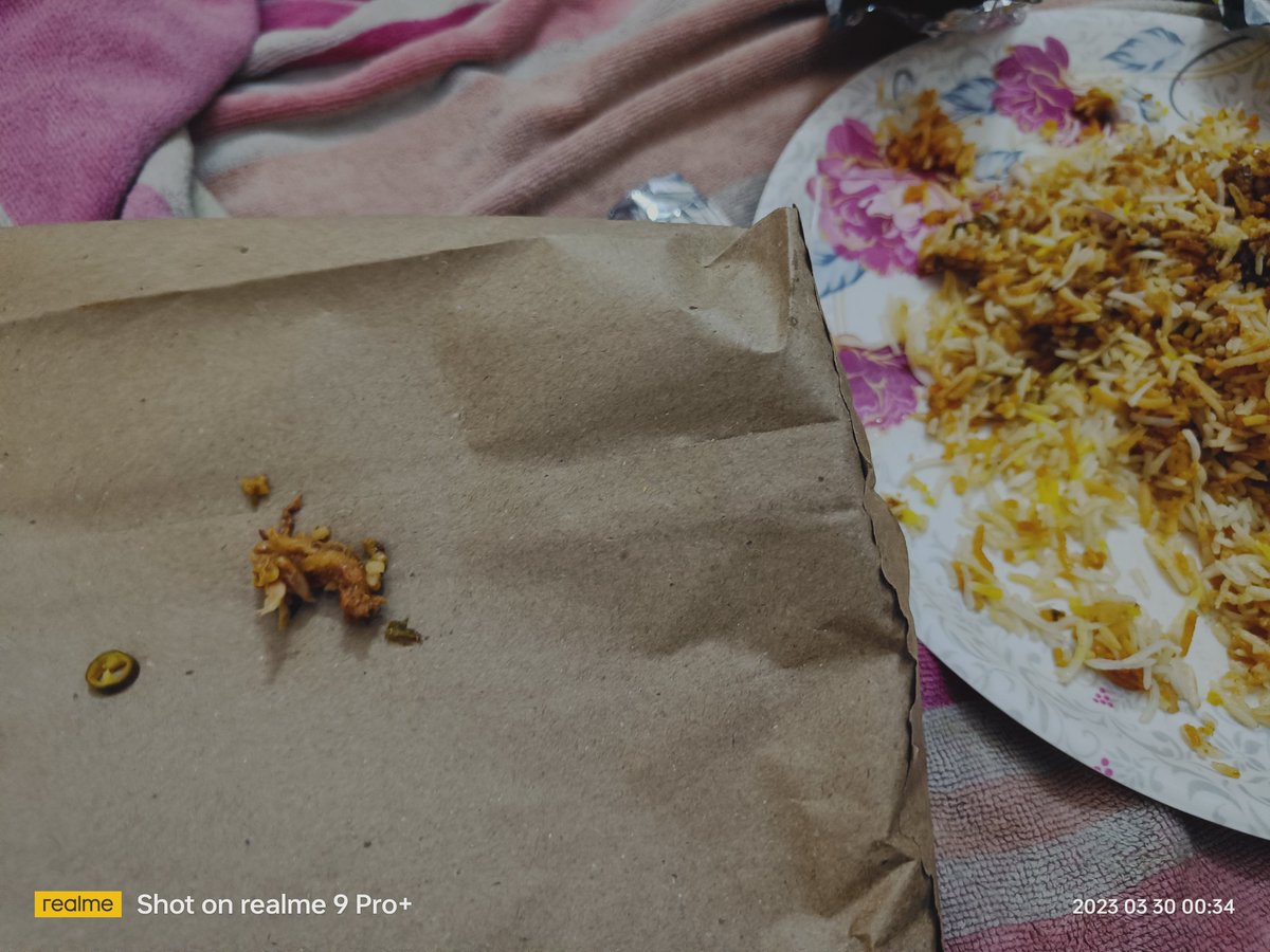 nirbhaysimgh's tweet photo. @zomatocare @zomato @deepigoyal great service today is ram navami. I ordered panner biryani in that instead of #paneer found #chicken pieces #appreciable. @RSSorg @jagograhakjago https://t.co/3WI6deZNJV
