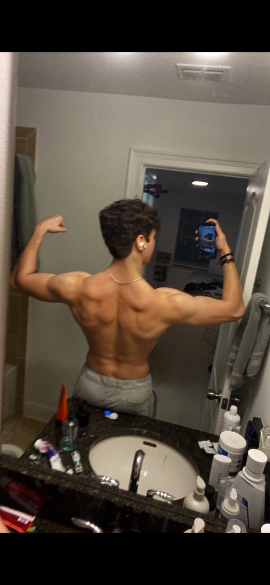 About 1 year gym back progress