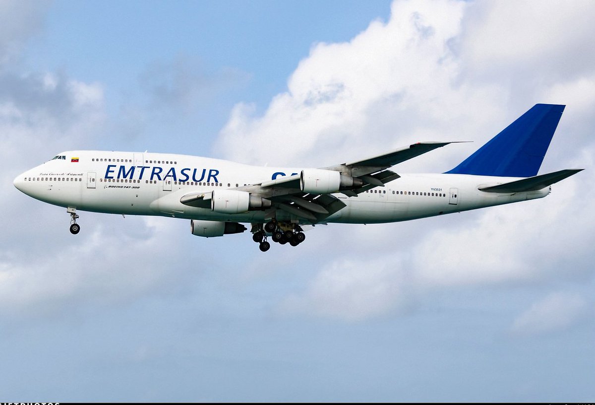 #RoboConsumado 🚨✈️En los próximos días aeronave propiedad Venezolana boeing 747 YV3531 #Emtrasur ha sido entregado a los gringos con el consentimiento del tibio <a href="/alferdez/">Alberto Fernández</a> la aeronave estará volando al deposito de Victor Ville en el desierto de  California EEUU