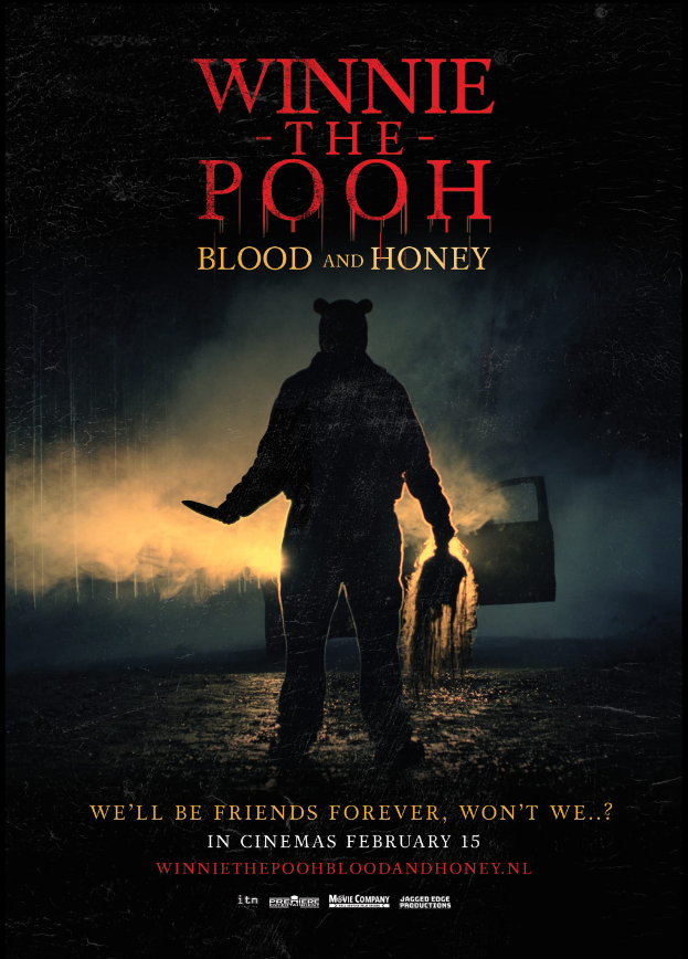 TheNerd_Review's tweet image. #TheNerdReview just watched #WinnieThePoohBloodAndHoney  and it was ... pretty damn good! The kills were gory and brutal! The cast was young, beautiful, and screaming and the depiction of Pooh and Piglet was utterly terrifying. 
#horror #Review