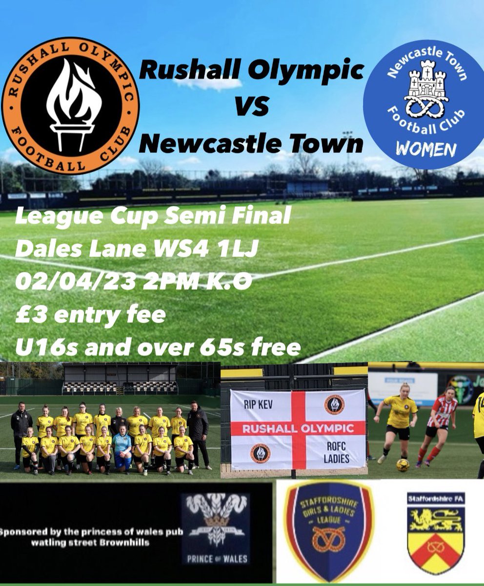 Up next for the pics women this Sunday A league cup semi final against Newcastle Town #uto #rushallolympic #picswomen #rushallolympicwomen #picspassion
