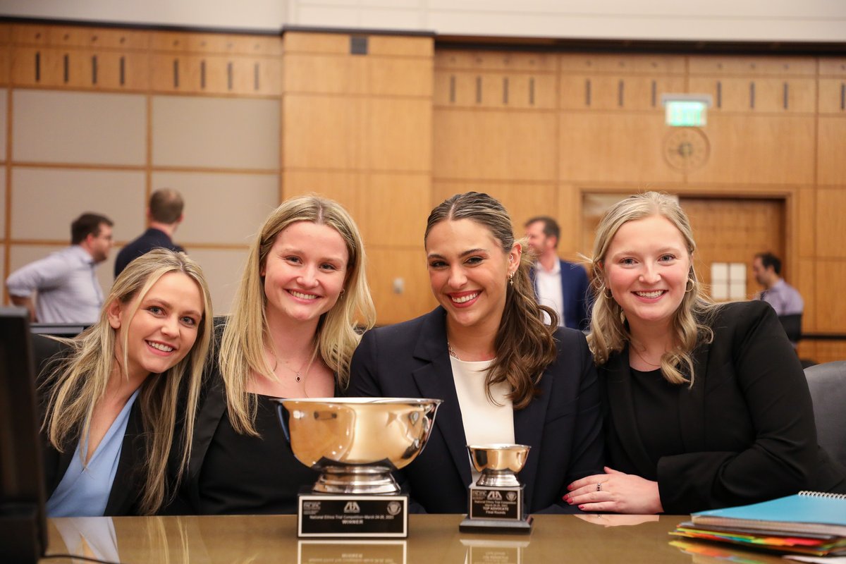 PacificMcGeorge's tweet image. The National Ethics Trial Competition returned for its fifteenth annual competition from March 24-26. Students from 16 law schools across the country had the opportunity to showcase their knowledge of professional responsibility in trial.#NETC
More Photos: bit.ly/3KjNokS