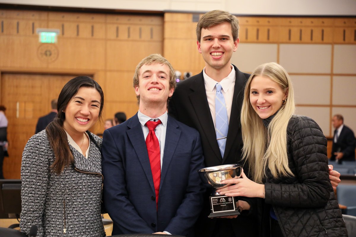 PacificMcGeorge's tweet image. The National Ethics Trial Competition returned for its fifteenth annual competition from March 24-26. Students from 16 law schools across the country had the opportunity to showcase their knowledge of professional responsibility in trial.#NETC
More Photos: bit.ly/3KjNokS