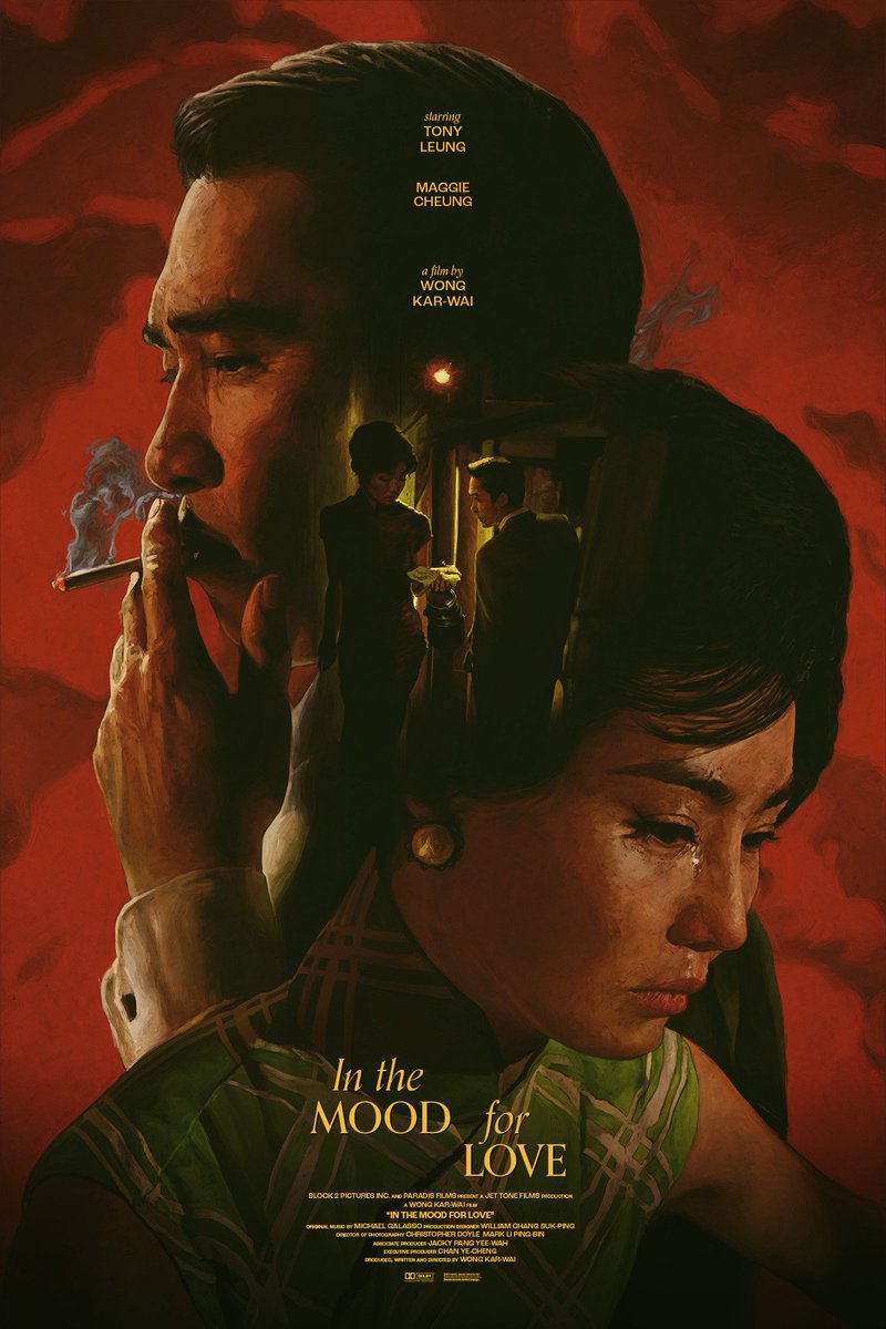 STUNNING illustrated poster for In The Mood for Love by <a href="/AdamDemarti/">Adam Demarti</a> 
posterspy.com/posters/in-the…
#IntheMoodforLove #MoviePosters #PosterSpy