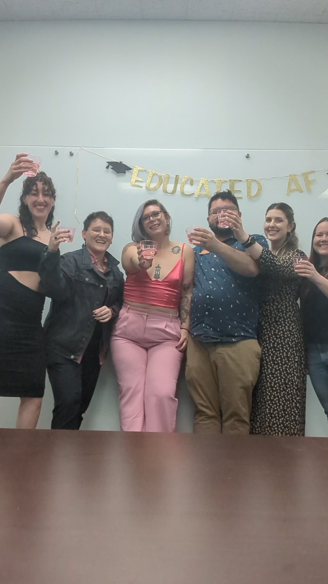 SimiCohen_Sarah's tweet photo. Successfully defended my #dissertation, and am now Dr. Cohen. Such a surreal feeling. So much gratitude to my committee and my loved ones for supporting me. I am speechless, which I'm sure is a shock to those who read my dissertation and know how wordy I can be 😊 https://t.co/4W14Pl8KKp