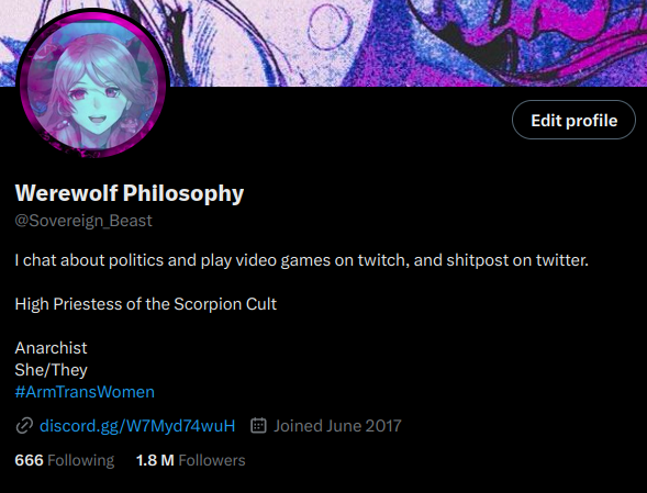 Sovereign_Beast's tweet photo. Looking for two million of my closest friends, picture unrelated hahaha, I have no idea who this is https://t.co/PxeRqRFTdr