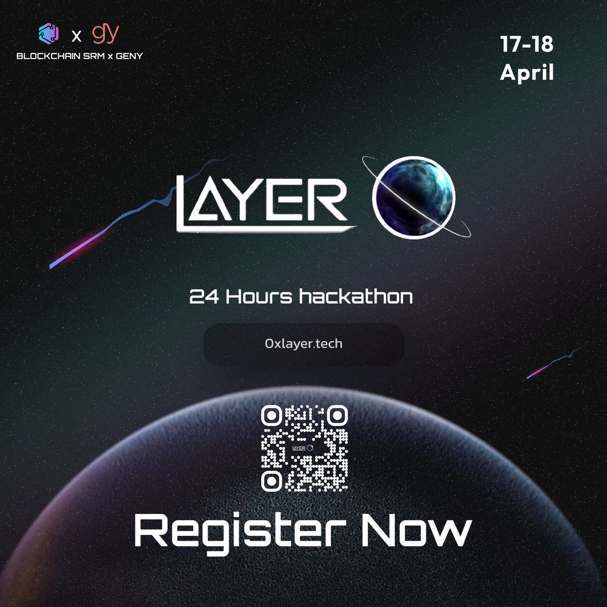 BlockchainSRM's tweet photo. Attention all the Web3 Enthusiasts !!! ✨✨✨

Registrations for Layer Hackathon are Live 💚 now.

https://t.co/yUpAyobZBI 

Check out the different tracks that you can #buidl your projects on. 

#web3 #Layer0chennai #Hackathon #offlinehackathon #blockchain https://t.co/60p8Vagl3v