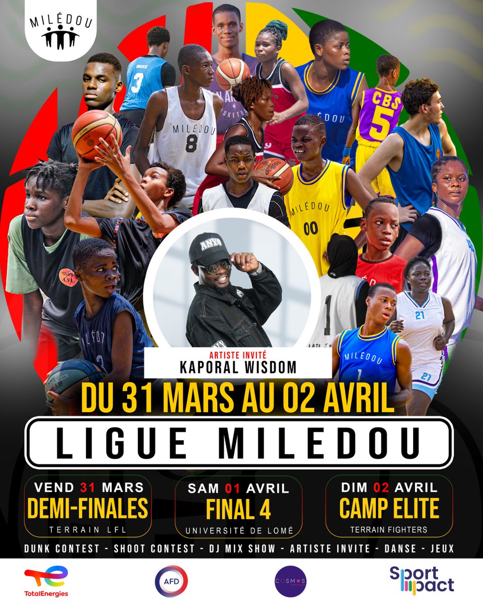 KaporalSlam's tweet photo. Rdv ce samedi sur le terrain de basket de l' @UniveLomeTg
#miledou alo lekeooooo?
#team228 #tgtwittos #universtogolais https://t.co/kLZxkGSlJE