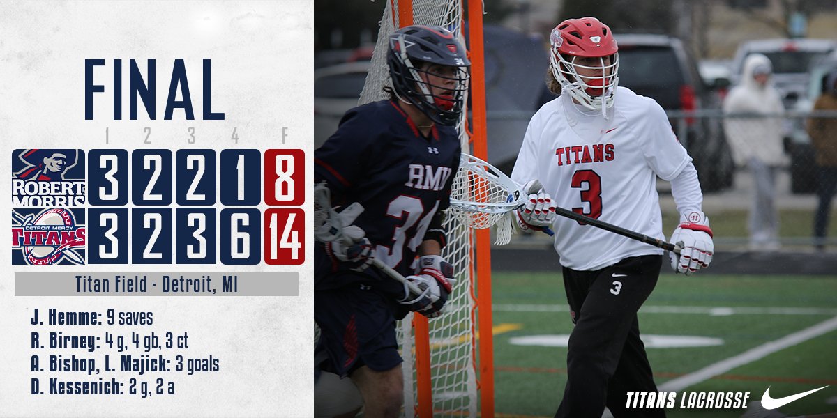BIG WIN FOR THE TITANS!!!! #DetroitsCollegeTeam #ASUNMLAX