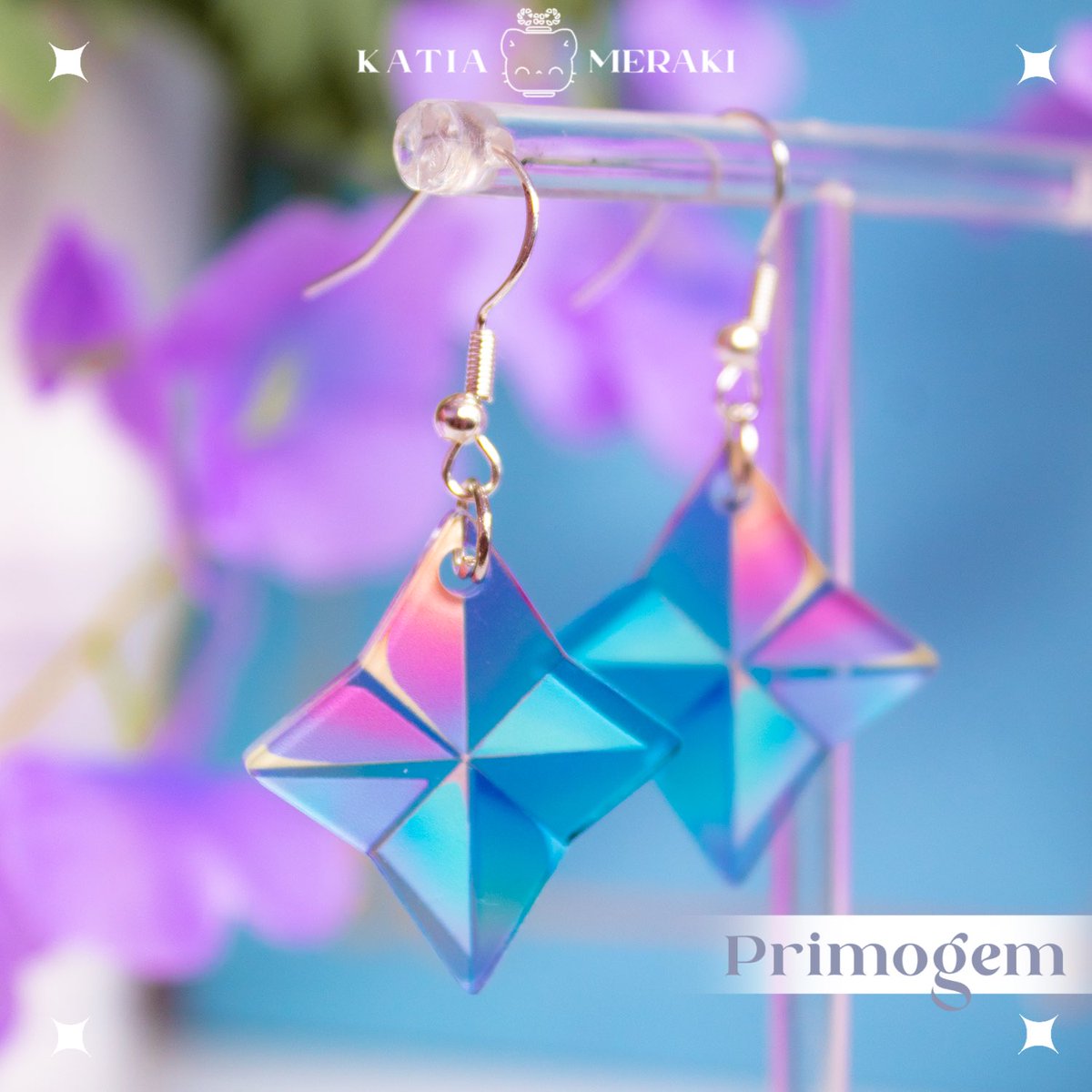 「 Primogem Earrings - Preorder If you cou」|Katia ✧ Shop Update!のイラスト