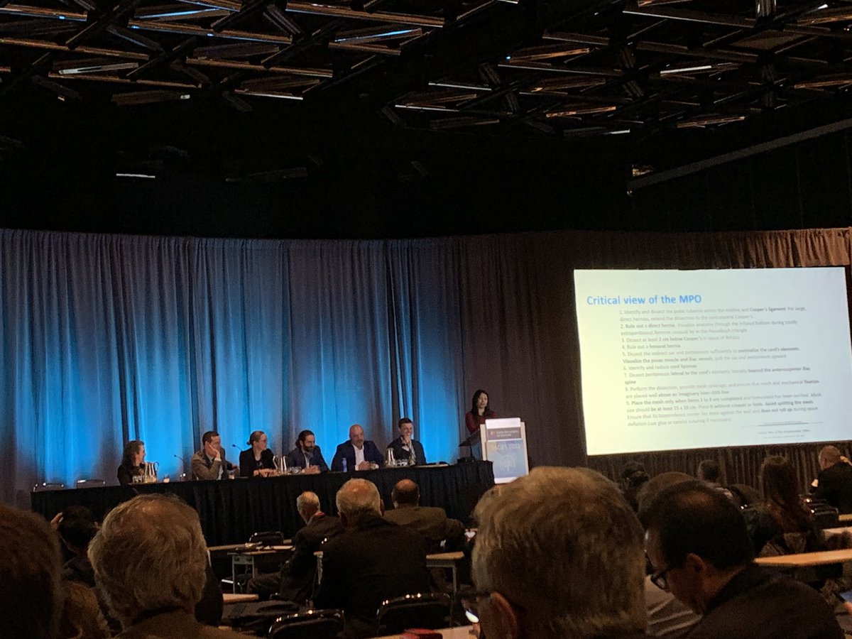 lovelyday_2010's tweet photo. Our new Chair of Surgery @ArchanaR8  at Loma Linda Veterans Health Administration presenting laparoscopic inguinal hernia TEP methods and the importance of the MPO…..and fluffiness….@DrSharonLum @SAGES_Updates @DukeHernia @ericpaulimd @LLUMedSchool https://t.co/faFva4Sgnl