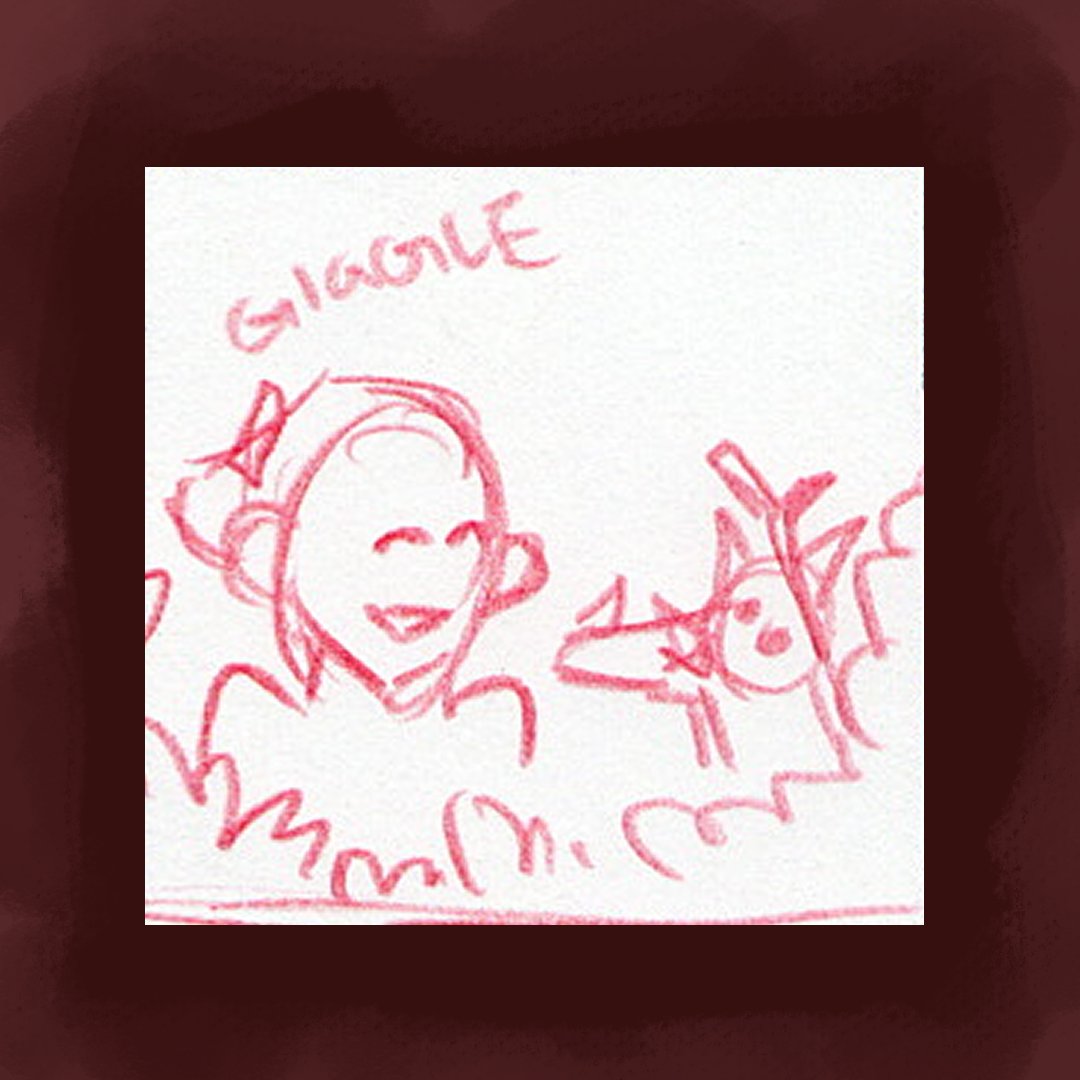 studiorovingale's tweet photo. A goofy thumbnail from next week's post! I love drawing the dog stupid until we draw her well. #tsad #rovingale #WebtoonCanvas #webtoon https://t.co/ipy1jfrffT