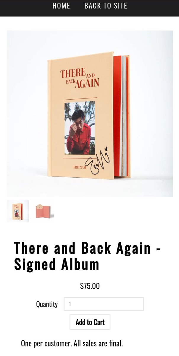 Nerdy_3000's tweet photo. @ericnamofficial brought back the TABA Signed Album get yours while supplies last! This is your last chance. RUN! 🏃
Available on https://t.co/QaPIBoTPqS
#EricNam #EricNamTABA #ThereandBackAgain https://t.co/r5Y9mhwAf2