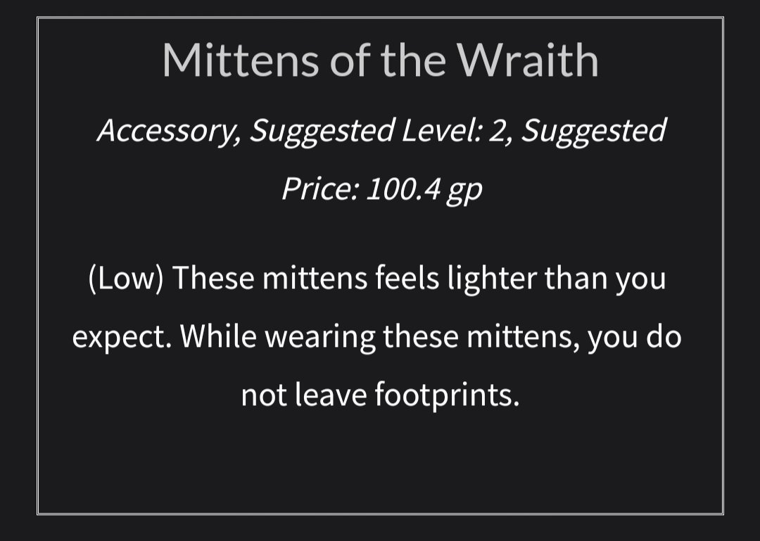 Random magic item of the day! Follow the link in our bio to generate millions of random items like this. #DND #ttrpg #DungeonsAndDragons #dndhomebrew