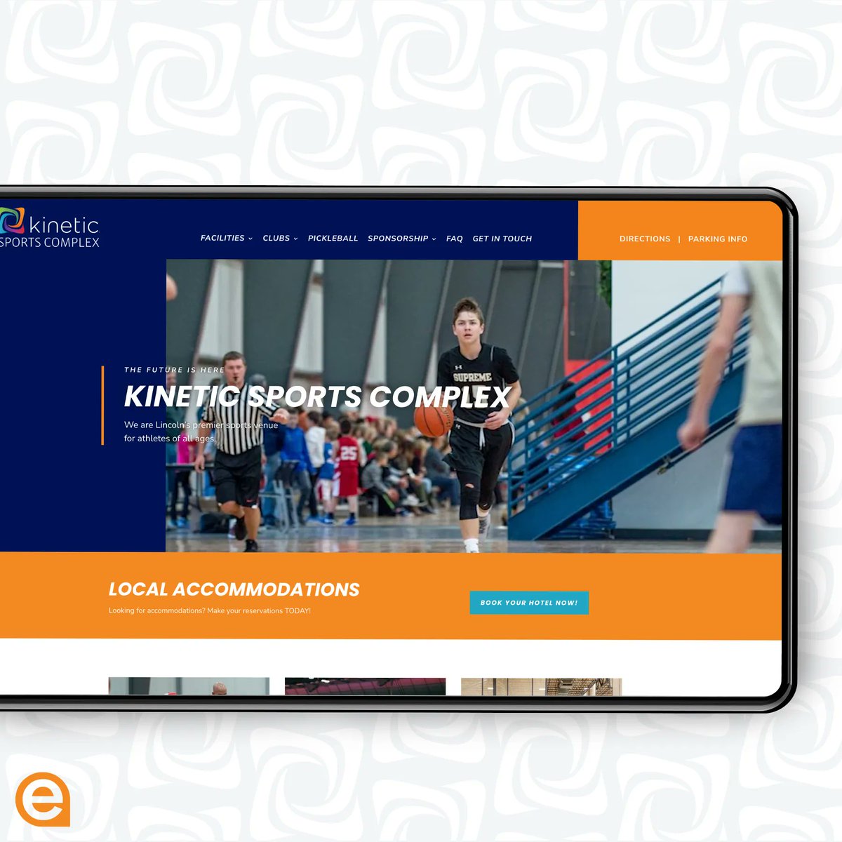 ebbekadesign's tweet photo. We’re excited to help our friends at @ComplexKinetic refresh &amp; relaunch their website. With bold typography + bright colors, we wanted to capture a bit of the activity &amp; fun that makes the facility a destination for athletes. Click the link for more 👉 https://t.co/gNRkLQ7vHN https://t.co/ZvNk6LPFJ3