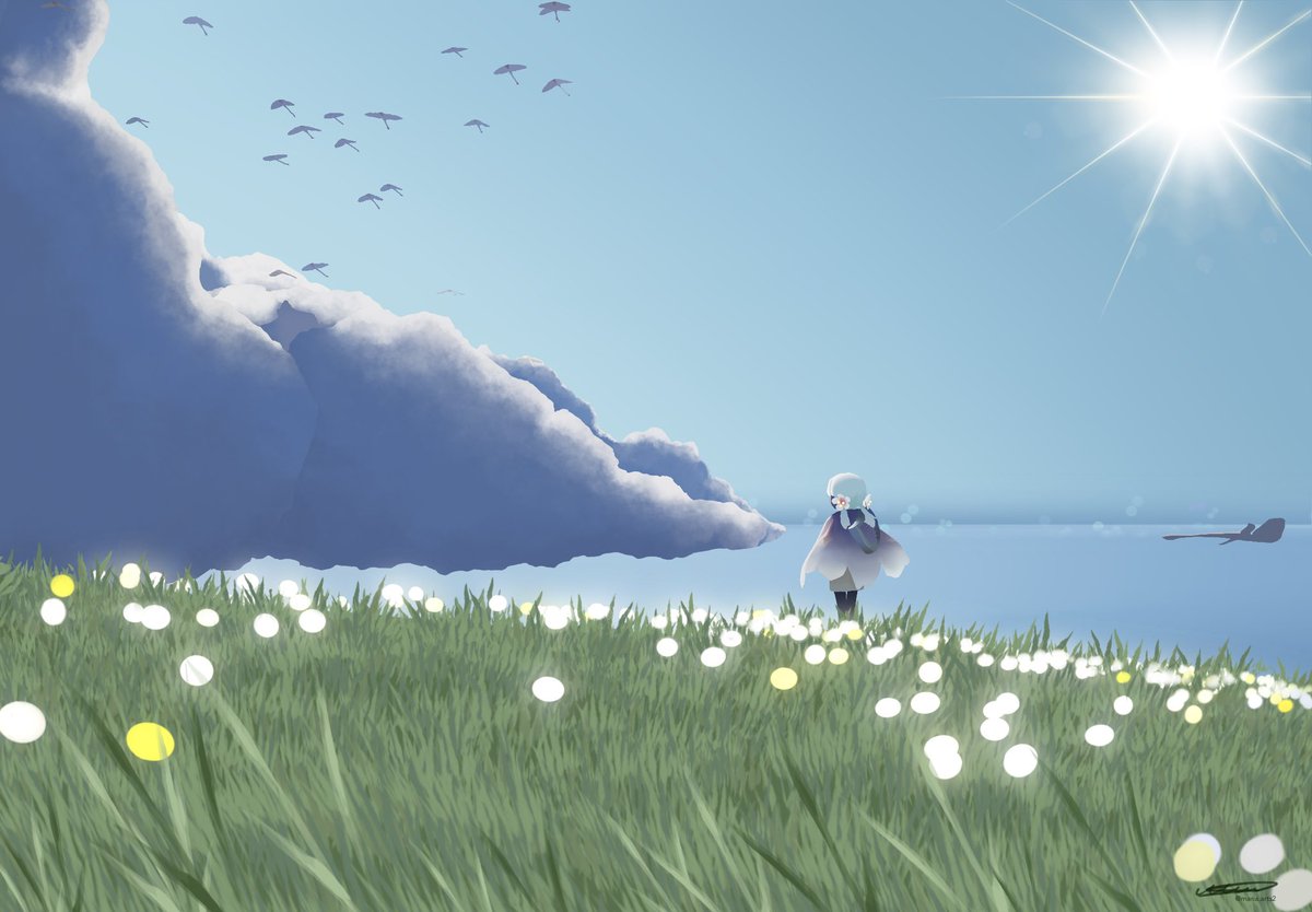 maria_arts2's tweet photo. ESP: Primer intento de ilustración 2D con perspectiva 3D usando como referencia el juego de Sky

ENG: First try at 2D illustration with 3D perspective using Sky: Children of the light as a reference
.
.
.
.
.
23 MARCH 2023
.
.
.
.
.
#digitalart #디지털아트 #art #미술 #sky #하늘 https://t.co/i54BpRgL72