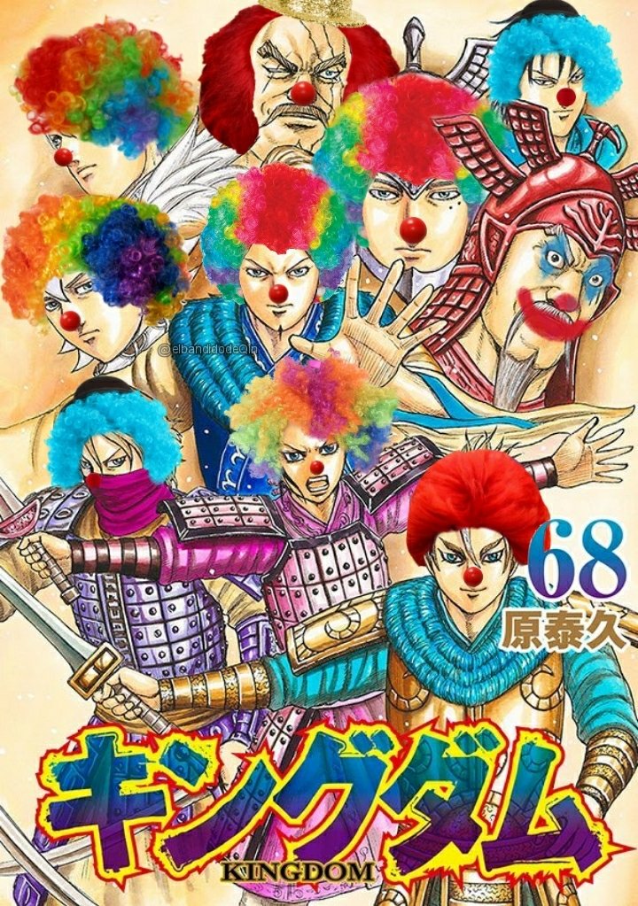 elbandidodeQin's tweet image. Los payasos de Zhao 🤡:

#kingdom #limu #riboku #shunsuiju #kaine #futei #bananji #キングダム #李牧 #海音 #傅抵 #馬南慈 #舜水樹