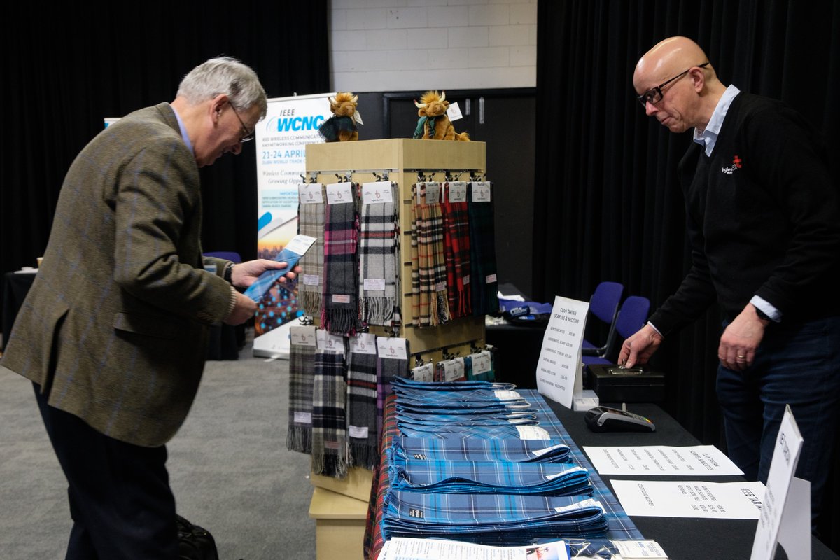 WCNC_IEEE's tweet photo. Can we interest you in the official @IEEEorg  #tartan at #WCNC2023? https://t.co/stKbX5EjVl