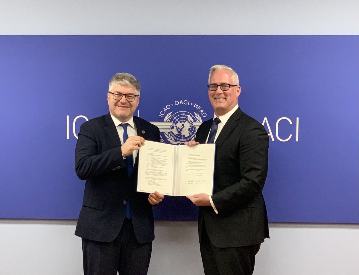 icao's tweet photo. @IBACBizAv1 has joined the ICAO Assistance, Capacity-building and Training for Sustainable Aviation Fuels #ACTSAF programme by signing the T&Cs. ACI's participation is crucial to supporting the scale up and deployment of #SAF. All States and stakeholders are encouraged to join! https://t.co/DpB53kbO2w