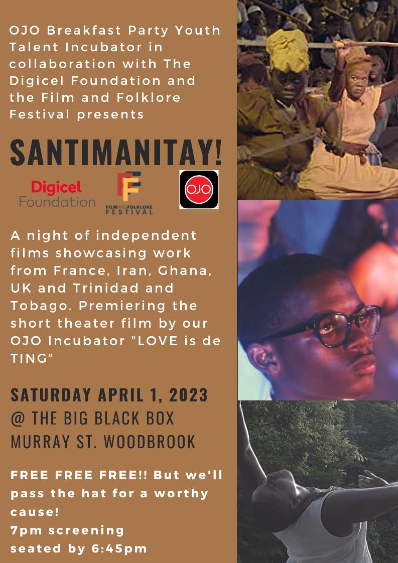 If you'd like to watch our Carnival Feels: The Canboulay Re-enactment documentary on a bigger screen, come check it out this Saturday at Big Black Box!

A night filled with local and international films. See you there! ✨