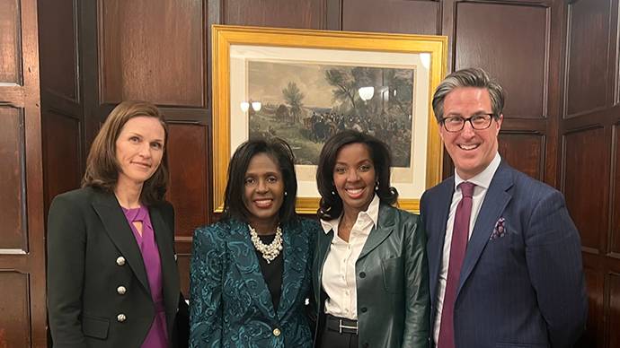 Diversified Search Group (@divsearch) on Twitter photo A dynamic discussion with C-Suite leaders yesterday about #ThePreparedLeader by <a href="/erikahjames/">Erika H. James</a>, Dean of <a href="/Wharton/">The Wharton School</a>, and <a href="/lpwooten/">Lynn Perry Wooten</a>, President of <a href="/SimmonsUniv/">Simmons University</a>.
CEO Aileen Alexander hosted and Managing Director Steve Edwards moderated the discussion on #TransformationalLeaders. A dynamic discussion with C-Suite leaders yesterday about #ThePreparedLeader by <a href="/erikahjames/">Erika H. James</a>, Dean of <a href="/Wharton/">The Wharton School</a>, and <a href="/lpwooten/">Lynn Perry Wooten</a>, President of <a href="/SimmonsUniv/">Simmons University</a>.
CEO Aileen Alexander hosted and Managing Director Steve Edwards moderated the discussion on #TransformationalLeaders.