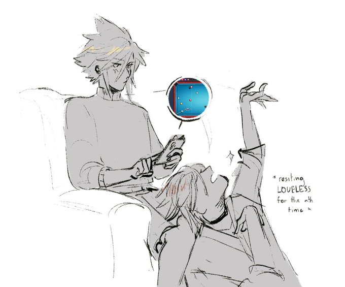 ad2re cloud and genesis have a grip on me 
#cloudstrife #genesisrhapsodos #ffvii #ad2re 